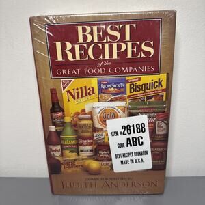 NEW Best Recipes of the Great Food Companies Cookbook by Judith Anderson Vtg 90s
